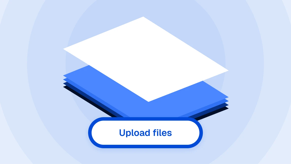 Illustration of a virtual agent that can be trained with personalized company information.